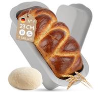 Backefix Moule à pain en silicone de 23 cm - Grand moule à pain original - Peut également être utilisé comme moule à gâteau Adapté à un usage alimentaire et respectueux de l'environnement