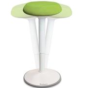 Backerz Tabouret Ergonomique - Tabouret de Bureau - Vainqueur du Test - 55-80 cm - Hauteur réglable avec Effet oscillant - Chaise Bureau antidérapant Ergonomique - Tabouret pivotant de Bureau - Vert