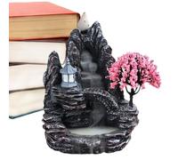 Backflow Brûleur d'encens - Pour décoration zen - Brûleur d'aromathérapie pour la maison, le bureau, la méditation, la salle de yoga, le temple, la détente, le soulagement du stress, brûleur d'encens