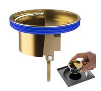 Backflow De Drain De Plancher, Bras D'odeur De Vidange en Laiton Bloqueur du Sol Core - Clôture Automatique De Fermeture Core Poreur Installation Facile pour La Salle De Bain, Le Sol, Les Toi
