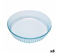 Backform pyrex classic rund transparent 27 x 27 x 6 cm (6 Stück)