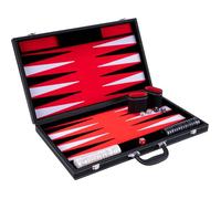 Backgammon 21 pouces - ENGELHART - Jeu de société - Haute qualité - Accessoires premium - Compact