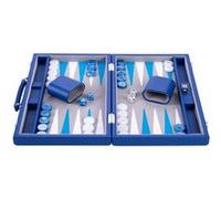 Backgammon Luxe 15 Pouces 38 X 47 Cm - Simili Cuir, Pions Et des Nacres