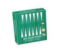 Tactic Games – Backgammon en bois Multicolore G – Jeu de voyage