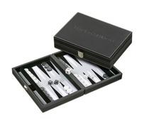 Backgammon - Cassette - Gavriil - Cuir Synthétique - Petit - Magnétique