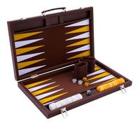 Backgammon de luxe Engelhart - 250525 - matériaux de haute qualité - dés et jetons nacrés