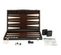 Backgammon incrusté 46x28cm Buffalo Noir