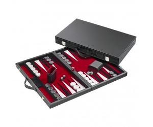 Backgammon - Mallette - Stelios - Cuir Synthétique - Grand