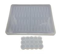 Backgammon Moules en silicone pour résine époxy