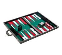 Philos-Spiele Jeu de backgammon Tournament 54x32 cm Vert