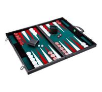 Philos-Spiele Jeu de backgammon Tournament 54x32 cm Vert