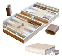 Backgammon Playbook, Backgammon imprimé en 3D, Ensemble d'échecs magnétique, Jeu de société Portable avec Design de Livres pour Adultes