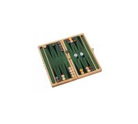 Backgammon Pliable en Bois - Jeu de Société Élégant pour Tous