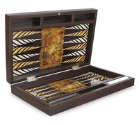 Backgammon Style Antique Yenigun, Carte du Monde XL