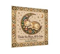 Background Banner,Modern Calming Embroidery Art | Photography Background Cloth - for Livingroom Party Photography Family Gathering Dining Room Birthday