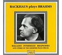 Backhaus, Wilhelm - Plays Brahms