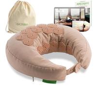 BACKLAxx ® Coussin de nuque d'acupression - Utilisable des deux côtés - Mélange de lin de qualité supérieure - Matériaux durables - 27 x 27 cm - Garnissage sarrasin