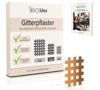 BACKLAxx ® Cross Tape 120 pièces qualité premium - Set de patch acupuncture en taille type b - eBook complet GRATUIT avec 60 exemples d'utilisation - Crosstape d'acupuncture pour taping