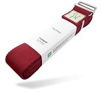 BACKLAxx ® Sangle yoga - Sangle coton durable de 250 cm pour yoga et Pilates - Vidéos d’application incluses