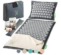 BACKLAXX® Tapis d'Acupression avec Coussin, Tapis Champ de Fleurs pour Dos