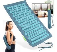 BACKLAXX® Tapis d'Acupression To-Go avec Coussin, Format Voyage Compact