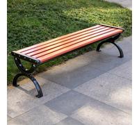 Backless Stainless Steel Park Benches for Outside, Metal Outdoor Waterproof Garden Thin Bench, Modern Shoe-Changing/Dining Stools for Patio, Porch, Commercial Use.(Clr2,150 cm/59.1in)