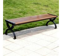 Backless Stainless Steel Park Benches for Outside, Metal Outdoor Waterproof Garden Thin Bench, Modern Shoe-Changing/Dining Stools for Patio, Porch, Commercial Use.(Clr1,150 cm/59.1in)