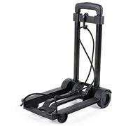 backlight Diables pliants | Chariot à Plate-Forme Pliante 55 LB | Chariot à Bagages Pliable léger avec 4 Roues et Corélastique pour Bagages