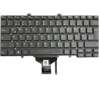 Backlit Français Keyboard GR pour Latitude7400 3400 5400 P98G001 7410 5401 5411 P98G008 Backlit German Keyboard Layout Laptop