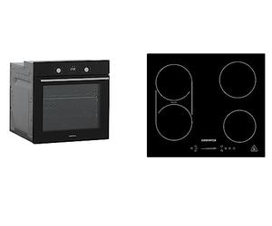 Backofen Herd Kochfeld Herdset Induktion Einbau Timer Bridgezone Slider Respekta