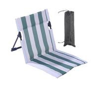 Backpack Beach Chair - 78cm Foldable Seating Mat | Oxford Cloth & Aluminum Alloy Portable Outdoor Lounger With Lumbar Support, Lightweight Folding Lawn Recliner For Camping Patio Pool Picnic