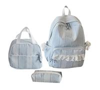 Backpack for Girls Lace Smooth Zipper Large Capacity Strap Adjustable | Travel Backpack School Supplies for Kids Teen Women Middle High Grade College Work Camping Elementary