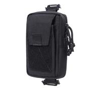 Backpack Front Strap Pouch, Multi Purpose Shoulder Attachment Bag, Nylon Accessory Pocket for Backpack Straps, Compact Extra Storage to Hunting, Camping, Outdoor Travel 1.37x6.69x3.93 inches