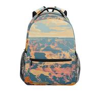 Backpack Grand Canyon Coloré Daypack Pour Camping | Sac d'École Léger Sac à Dos Loisirs Cartable Pour randonnée Cadeau Rentrée Voyage