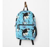 Backpack Orca Killer Whale jumping out the Ocean School Bag Travel 15