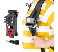 Backpack Strap Holder for DJI OSMO Pocket Sports Camera, GoPro Hero 5/6/7/8, Xiaomi YI 4K