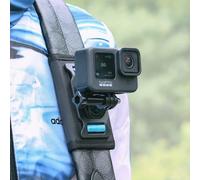 Backpack Strap Mount Compatible with GoPro Hero 13/12/11/10/9/8/7/6/5/4, DJI Osmo Action 5 Pro/4/3, Insta360 One R, AKASO/Crosstour/Campark/APEMAN and Most Action Cameras