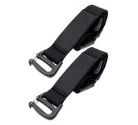 Backpack Straps - Quick Adjust Expansion Accessory for Gear Carry | External Buckle Tie Down Set with Secure Fasten Support & Flexible Length Fit for Camping Trips, Hiking Loads, Home Packing Travel