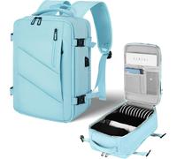 Backpack Travel Luggage Cabin 45 X 36 X 20 Cm For Easyjet Bag 40 X 20 X 25 Cm For Ryanair, Leisure Backpacks For Women Men Laptop Backpack With Usb Port, Bright Blue, 45x36x20 Cm, Travel