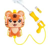 Backpack Water Soaker, Pull Out Animal Cartoon Water Toy Interactive Outdoor Splash Game with Reservoir Tank Portable Refill Spray Backpack for Backyard Pool Beach Family Fun for Kids Adults