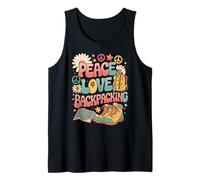 Backpacker Sac à dos hippie rétro années 60 et 70 Débardeur