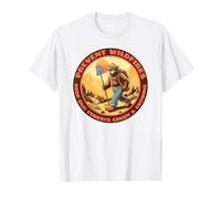 Backpacker Smokey Bear Keep Forests Green & Growing Hiking T-Shirt