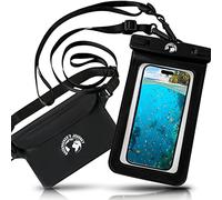 Backpacker's Journey Set de Housse étanche pour téléphone Portable et de Poche Ventrale. Housse pour téléphone Portable avec Deux Tours de Cou. Idéal pour Les Sports Aquatiques et la Plage