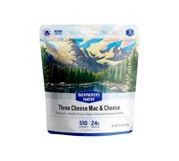 Backpacker's Pantry Three Cheese Mac & Cheese - Nourriture lyophilisée pour randonnée et camping - Nourriture d'urgence - 24 g de protéines, végétarien, 1 pièce