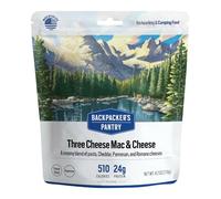 Backpacker's Pantry Three Cheese Mac & Cheese - Nourriture lyophilisée pour randonnée et camping - Nourriture d'urgence - 24 g de protéines, végétarien, 1 pièce