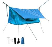 Backpacking Tent Hammock Flat Lay Breathable Canopy Rain Fly Net