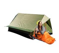 Backpacking Tent, Rodless Hiking Shelter Cover, 2 Person Camping Tent with Weatherproof Fabric, Breathable Nylon Camping Shelter, Outdoor Tentt with Compact Design, Travel Gear for Hiking C