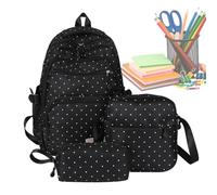 Backpacks For Girls, 3 Piece Aesthetic Dot Compartment Kids School Bag