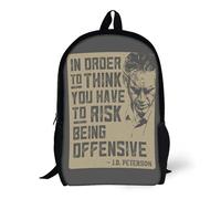 Backpacks Jordan Peterson Quote 17inch School Bag