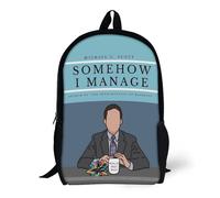 Backpacks MICHAEL G. SCOTT - SOMEHOW I MANAGE 17inch School Bag